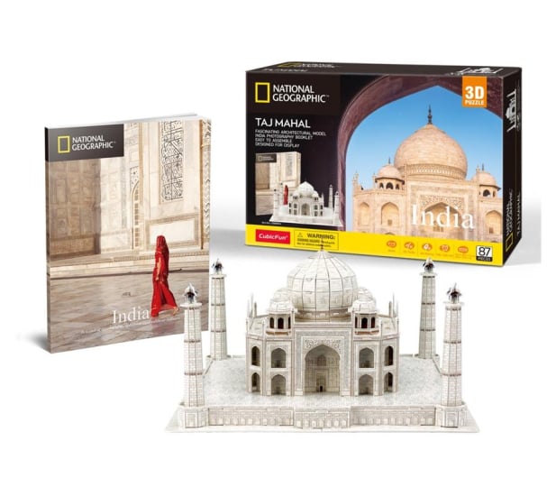 Cubic fun Puzzle 3D National Geographic Taj Mahal - 551933 - zdjęcie