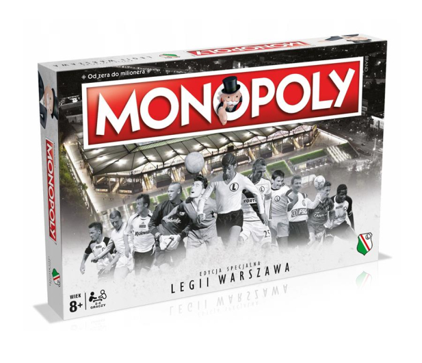 Winning Moves Monopoly Edycja specjalna Legii Warszawa - 552506 - zdjęcie