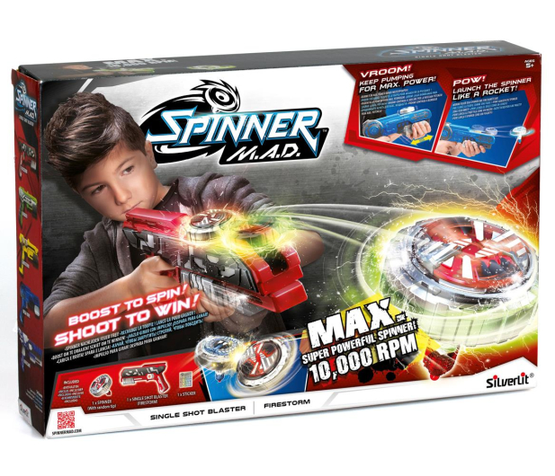 Dumel Silverlit Spinner M.A.D Single Shot Blaster 86300 - 551122 - zdjęcie