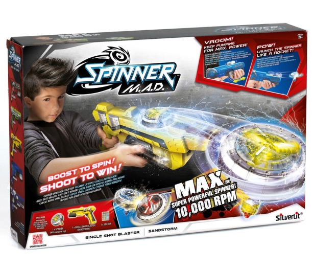 Dumel Silverlit Spinner M.A.D Single Shot Blaster 86300 - 551120 - zdjęcie