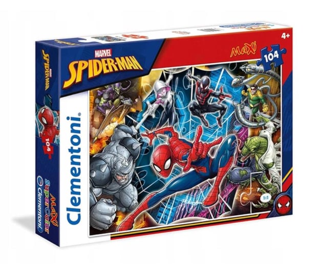 Clementoni Puzzle Spider-man 104 el. - 554238 - zdjęcie