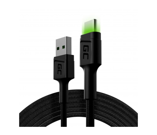 Green Cell Kabel USB 3.0 - USB-C (LED, 2m) - 546124 - zdjęcie 2