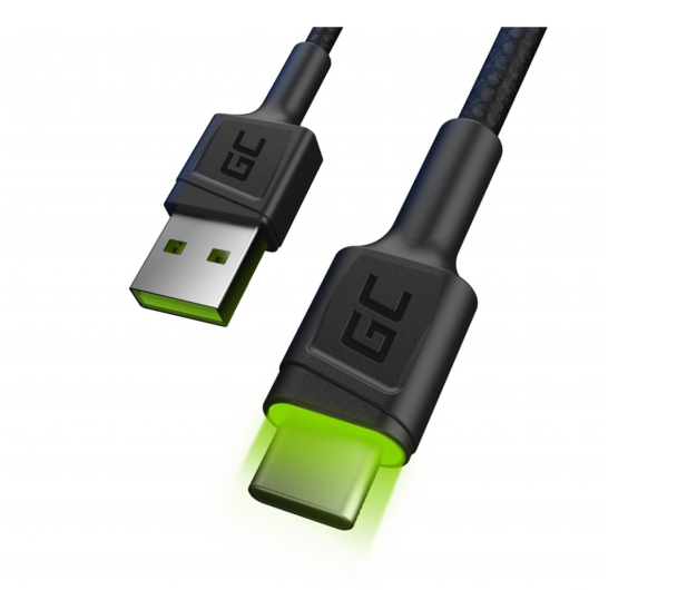 Green Cell Kabel USB 3.0 - USB-C (LED, 2m) - 546124 - zdjęcie