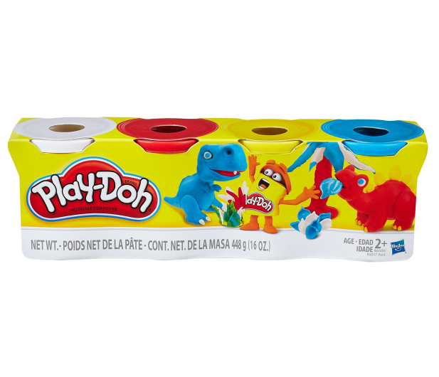 Play-Doh Ciastolina Tuby uzupełniająca 4pack 1 - 554741 - zdjęcie