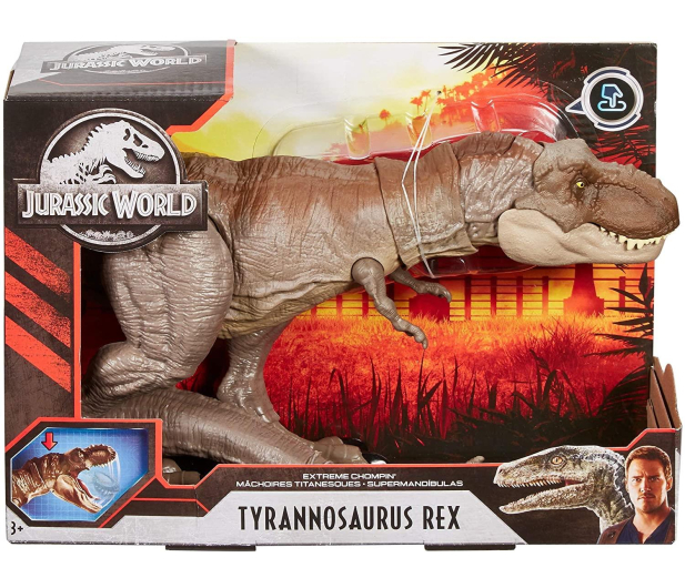 Mattel Jurassic World T-rex Mega gryz - 559554 - zdjęcie 4