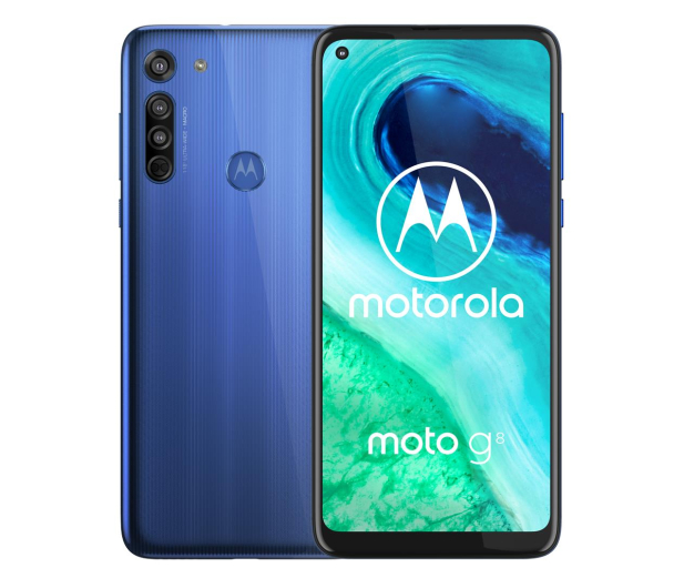 Motorola Moto G8 4/64GB Neon Blue - 560498 - zdjęcie