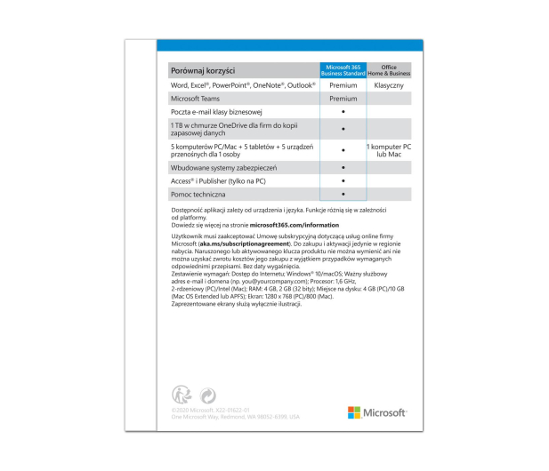 Microsoft 365 Business Standard | zakup z komputerem - 557553 - zdjęcie 3