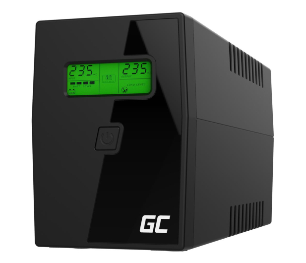 Green Cell UPS (800VA/480W, 2x Schuko, AVR, LCD) - 546063 - zdjęcie