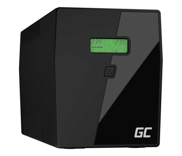 Green Cell UPS (2000VA/1400W, 3x IEC, 2x Schuko, AVR, LCD) - 546083 - zdjęcie