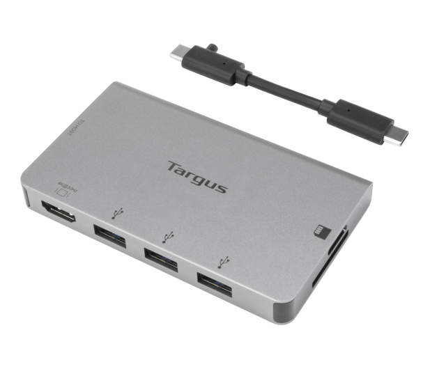 Targus USB-C - USB, USB-C, HDMI, czytnik SD i microSD - 556195 - zdjęcie