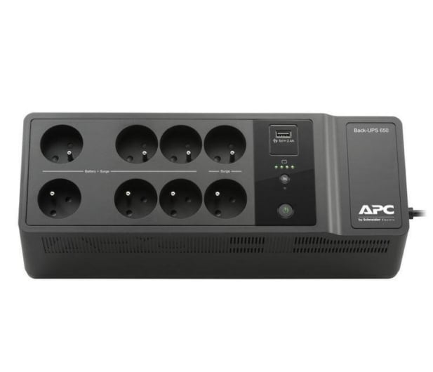 APC Back-UPS (650VA/400W, 8x FR, USB) - 555135 - zdjęcie 2