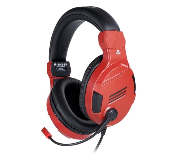BigBen PS4 Słuchawki do konsoli - Red - 557095 - zdjęcie