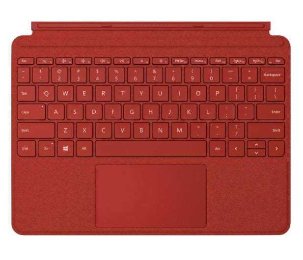 Microsoft Type Cover Do Surface Go (Czerwień) - 567736 - zdjęcie