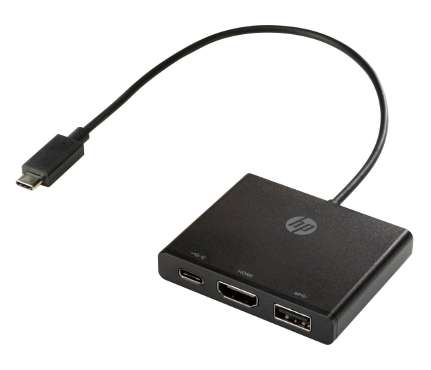 HP USB-C MultiPort (HDMI, USB-C, USB-A) - 564108 - zdjęcie