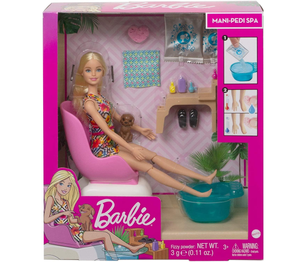 Barbie Mani-pedi Spa Zestaw do zabawy - 573544 - zdjęcie 5
