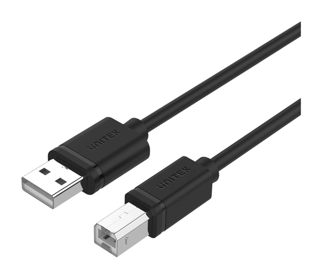 Unitek Kabel USB 2.0 - USB-B 2m (do drukarki) - 573937 - zdjęcie 2