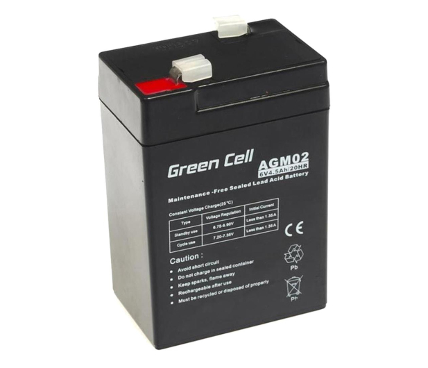 Green Cell Akumulator AGM  6V 4.5Ah - 547913 - zdjęcie