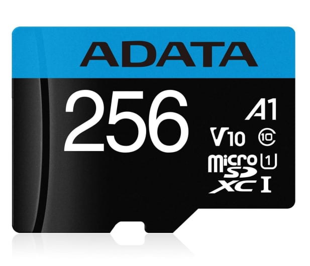 ADATA 256GB microSDHC Premier 100MB/s A1 V10 C10 UHS-I - 579900 - zdjęcie