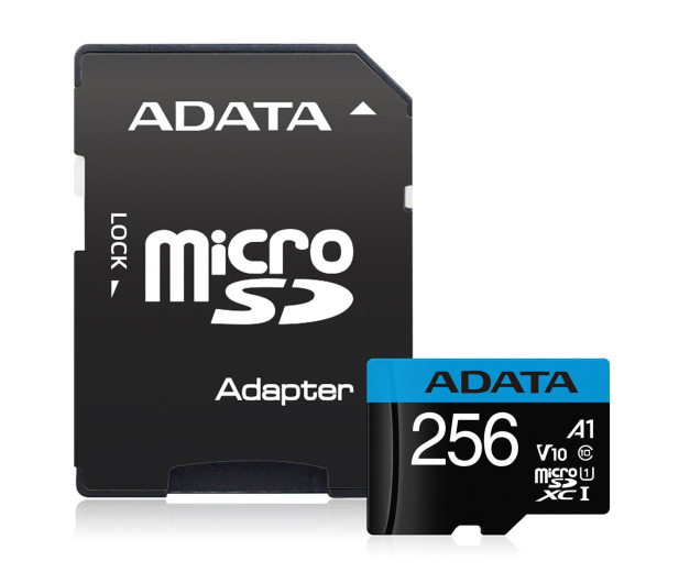 ADATA 256GB microSDHC Premier 100MB/s A1 V10 C10 UHS-I - 579900 - zdjęcie 2