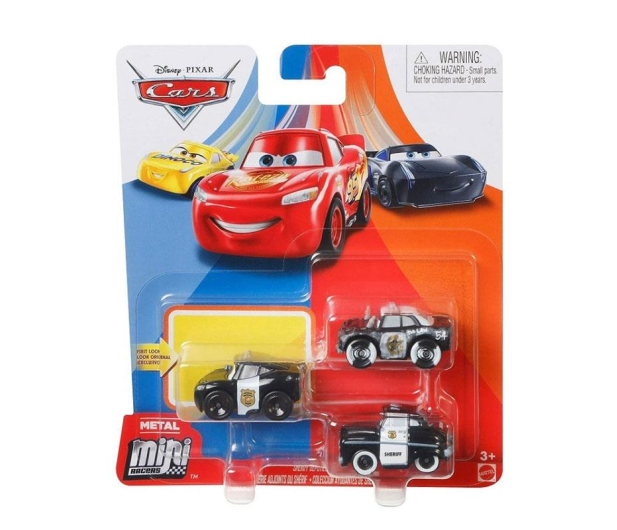 Mattel Cars Mikroauta 3pak - 582358 - zdjęcie