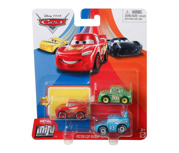 Mattel Cars Mikroauta 3pak - 582359 - zdjęcie