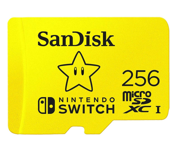 SanDisk 256GB microSDXC 100MB/s A1 V30 Nintendo Switch - 581874 - zdjęcie 1