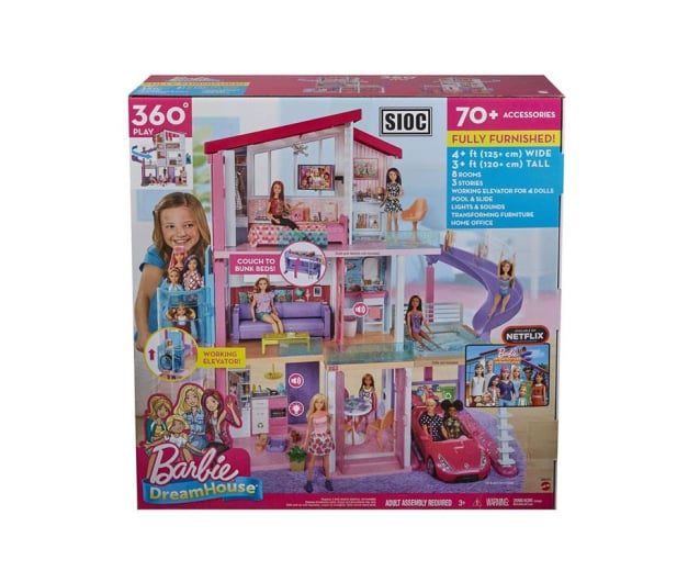 Barbie Idealny Domek dla lalek nowa winda - 581671 - zdjęcie 5