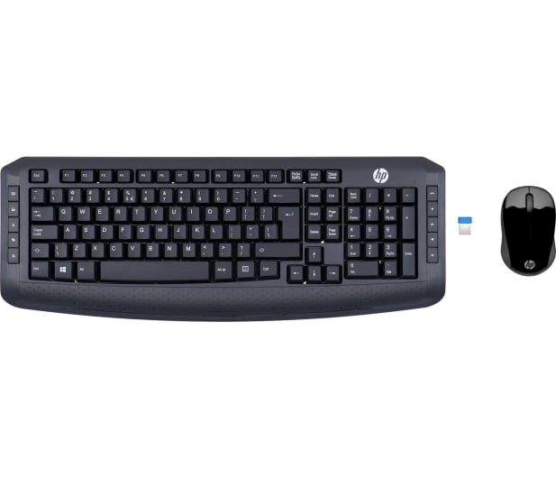 HP Wireless Keyboard & Mouse 300 - 572260 - zdjęcie