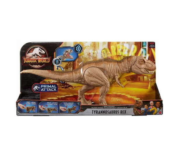Mattel Jurassic World T-Rex Mega Ryk - 1008044 - zdjęcie 5