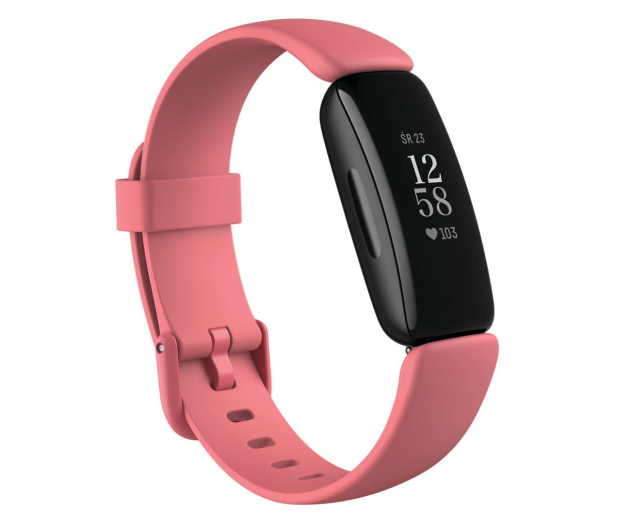 Google Fitbit Inspire 2 czarno różowy + Fitbit Premium - 587724 - zdjęcie