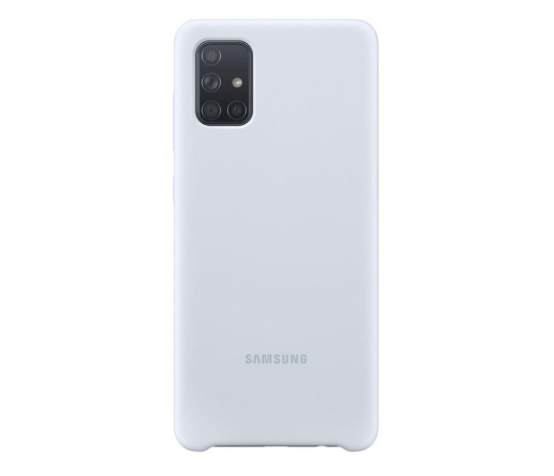 Samsung Silicone Cover do Galaxy A41 biały - 587637 - zdjęcie