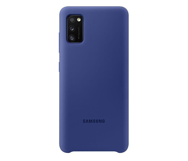 Samsung Silicone Cover do Galaxy A41 niebieskie - 587638 - zdjęcie