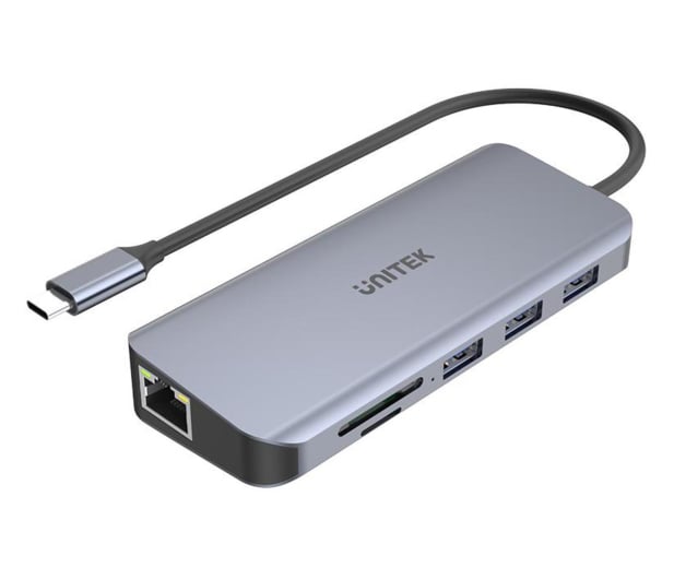 Unitek USB-C - 3x USB 3.1, HDMI, RJ-45, SD, PD100W - 587851 - zdjęcie