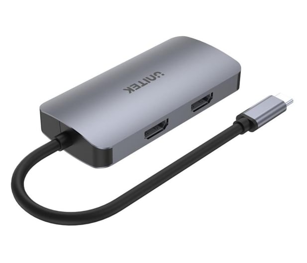 Unitek USB-C - 2x HDMI, VGA, USB 3.1, PD (MST - 3 ekrany) - 587853 - zdjęcie 1