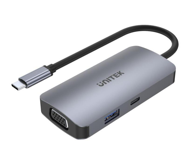 Unitek USB-C - 2x HDMI, VGA, USB 3.1, PD (MST - 3 ekrany) - 587853 - zdjęcie 2