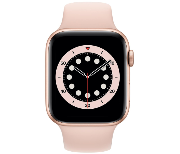 Apple Watch 6 44/Gold Aluminium/Pink Sport LTE - 592200 - zdjęcie 2
