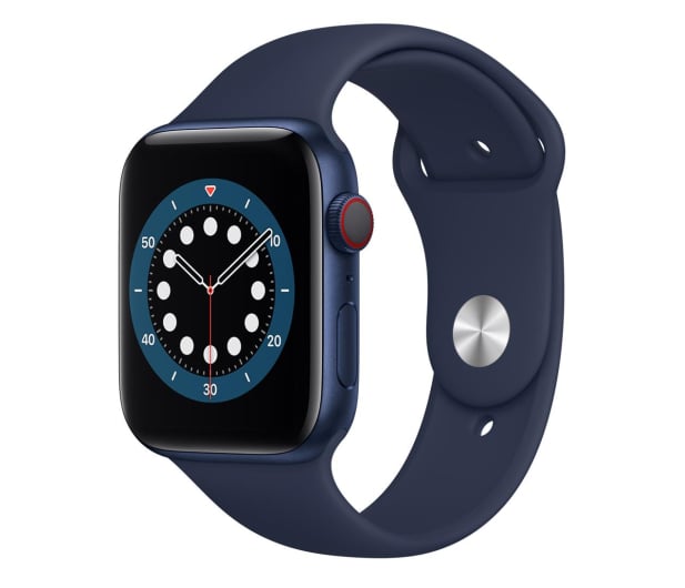 Apple Watch 6 44/Blue Aluminium/Deep Navy Sport LTE - 592203 - zdjęcie
