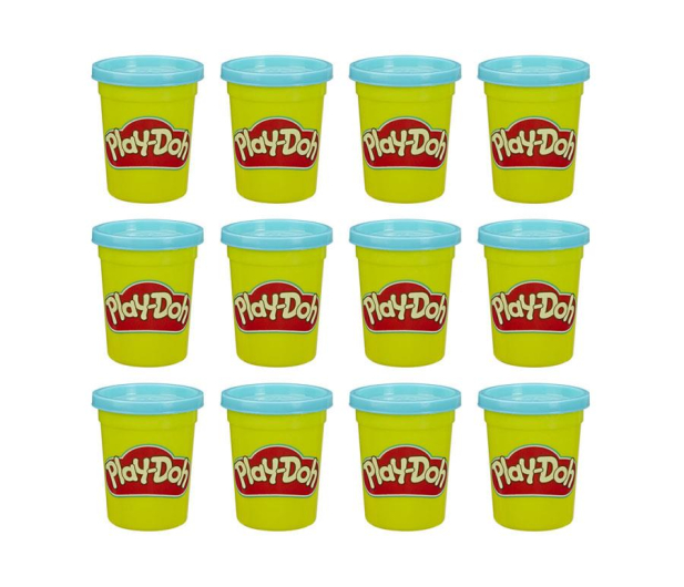Play-Doh Ciastolina Tuby uzupełniające 12-pak niebieski - 1009242 - zdjęcie