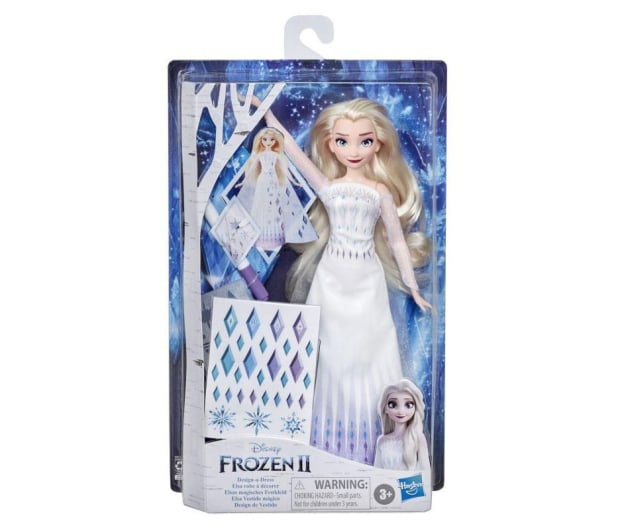 Hasbro Frozen 2 Lalka Elsa z suknią do malowania - 1009297 - zdjęcie 2
