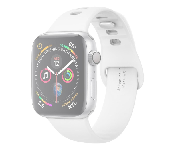 Spigen Pasek Silikonowy Air Fit do Apple Watch biały - 527193 - zdjęcie