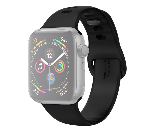 Spigen Pasek Silikonowy Air Fit do Apple Watch czarny - 527190 - zdjęcie
