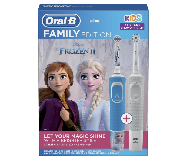 Oral-B Vitality 100 White + D100 Kids Frozen - 580778 - zdjęcie 2