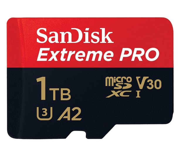 SanDisk 1TB microSDXC Extreme PRO 170MB/s A2 C10 V30 - 593221 - zdjęcie