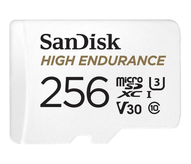 SanDisk 256GB microSDXC High Endurance UHS-I U3 V30 - 593236 - zdjęcie