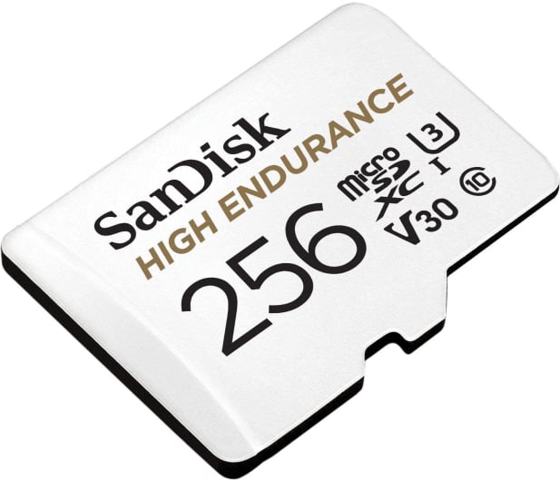 SanDisk 256GB microSDXC High Endurance UHS-I U3 V30 - 593236 - zdjęcie 2