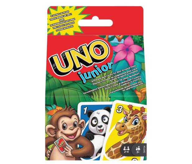 Mattel UNO Junior Refresh Gra karciana dla dzieci - 1014013 - zdjęcie