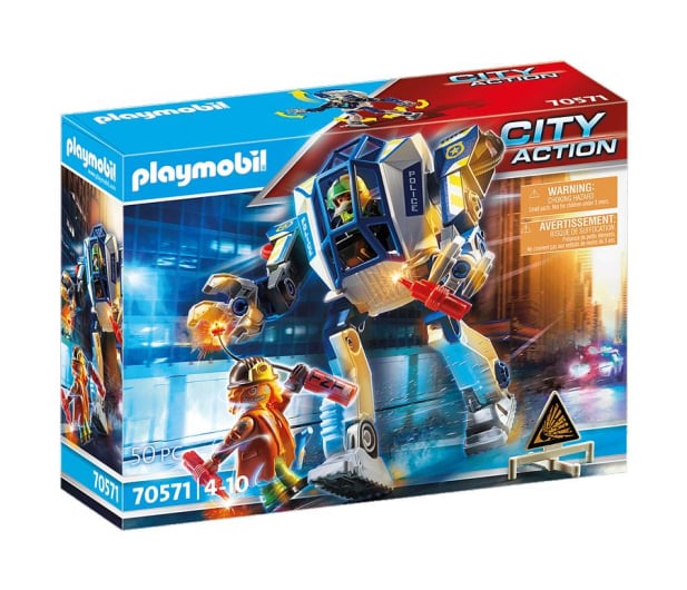 PLAYMOBIL City Action Policyjny robot: Akcja specjalna - 1014414 - zdjęcie