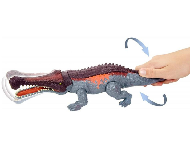 Mattel Jurassic World Mega Szczęki Sarcosuchus - 1014558 - zdjęcie 4