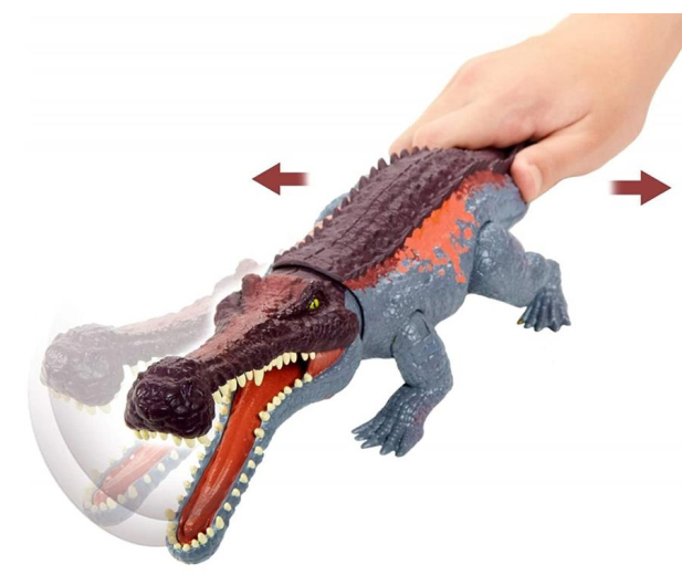 Mattel Jurassic World Mega Szczęki Sarcosuchus - 1014558 - zdjęcie 5