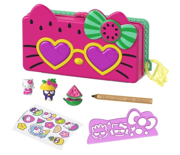 Mattel Hello Kitty Piórnik zestaw 1 - 1014559 - zdjęcie